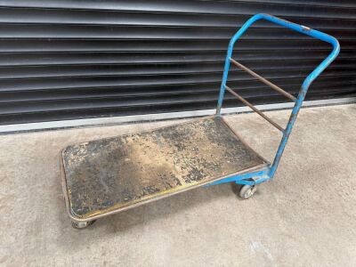 APPROX. 4ft x 2ft MOBILE TROLLEY