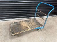 APPROX. 4ft x 2ft MOBILE TROLLEY