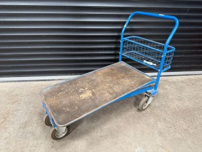 APPROX. 4ft x 2ft MOBILE TROLLEY