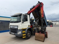 DAF CF400 EURO 6 8x4 32 TON TIPPING GRAB LORRY - 32