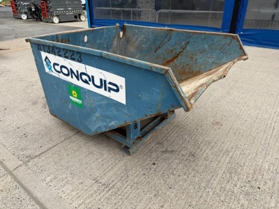 CONQUIP 1200 LITRE AUTOLOCK FORKLIFT TIPPING SKIP