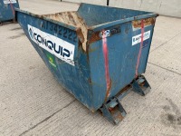 CONQUIP 1200 LITRE AUTOLOCK FORKLIFT TIPPING SKIP - 6