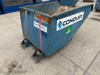 CONQUIP 1200 LITRE AUTOLOCK FORKLIFT TIPPING SKIP - 8