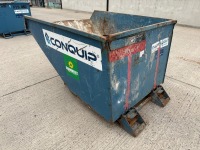 CONQUIP 1200 LITRE AUTOLOCK FORKLIFT TIPPING SKIP - 6