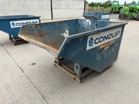 CONQUIP 1200 LITRE AUTOLOCK FORKLIFT TIPPING SKIP - 4
