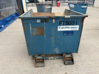 CONQUIP 1200 LITRE AUTOLOCK FORKLIFT TIPPING SKIP - 7