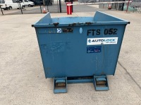 CONQUIP 1200 LITRE AUTOLOCK FORKLIFT TIPPING SKIP - 7