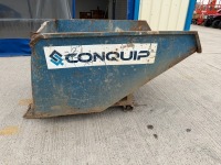 CONQUIP 1200 LITRE AUTOLOCK FORKLIFT TIPPING SKIP - 9