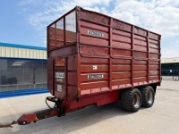 REDROCK 180/14.5 18ft 14 TON SINGLE AXLE SILAGE TRAILER - 2