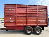 REDROCK 180/14.5 18ft 14 TON SINGLE AXLE SILAGE TRAILER - 3