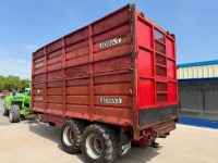 REDROCK 180/14.5 18ft 14 TON SINGLE AXLE SILAGE TRAILER - 10