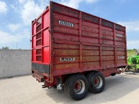 REDROCK 180/14.5 18ft 14 TON SINGLE AXLE SILAGE TRAILER - 14