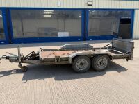 APPROX. 10ft x 4.6ft BRIAN JAMES 2600KGS TWIN AXLE TILT BED ACCESS EQUIPMENT TRAILER - 4