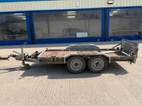APPROX. 10ft x 4.6ft BRIAN JAMES 2600KGS TWIN AXLE TILT BED ACCESS EQUIPMENT TRAILER - 5
