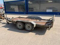 APPROX. 10ft x 4.6ft BRIAN JAMES 2600KGS TWIN AXLE TILT BED ACCESS EQUIPMENT TRAILER - 6