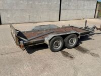 APPROX. 10ft x 4.6ft BRIAN JAMES 2600KGS TWIN AXLE TILT BED ACCESS EQUIPMENT TRAILER - 11