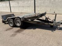 APPROX. 10ft x 4.6ft BRIAN JAMES 2600KGS TWIN AXLE TILT BED ACCESS EQUIPMENT TRAILER - 17
