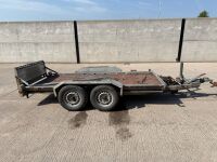 APPROX. 10ft x 4.6ft BRIAN JAMES 2600KGS TWIN AXLE TILT BED ACCESS EQUIPMENT TRAILER - 21