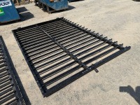 2No. APPROX. 2900mm x 2000mm BLACK METAL GATES - 6