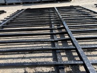 2No. APPROX. 2900mm x 2000mm BLACK METAL GATES - 8