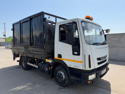 IVECO EUROCARGO 75E16 EURO 5 7.5 TON AUTOMATIC DROPSIDE TIPPER