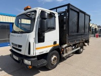 IVECO EUROCARGO 75E16 EURO 5 7.5 TON AUTOMATIC DROPSIDE TIPPER - 3