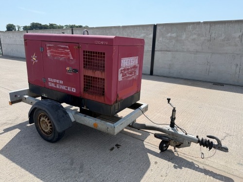 MOSA 20KVA SINGLE AXLE FAST TOW GENERATOR