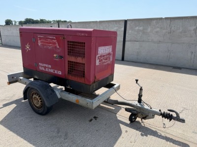 MOSA 20KVA SINGLE AXLE FAST TOW GENERATOR