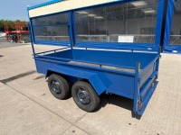 APPROX. 8FT4" X 4FT6" TANDEM AXLE BUILDERS TRAILER&nbsp; - 6