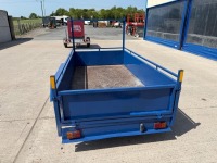 APPROX. 8FT4" X 4FT6" TANDEM AXLE BUILDERS TRAILER&nbsp; - 7
