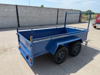APPROX. 8FT4" X 4FT6" TANDEM AXLE BUILDERS TRAILER&nbsp; - 8