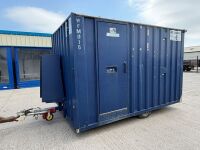 APPROX 12ft x 7ft BOSS CABINS SINGLE AXLE ANTI VANDAL WELFARE UNIT - 3