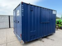 APPROX 12ft x 7ft BOSS CABINS SINGLE AXLE ANTI VANDAL WELFARE UNIT - 7