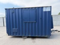 APPROX 12ft x 7ft BOSS CABINS SINGLE AXLE ANTI VANDAL WELFARE UNIT - 27