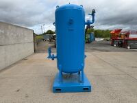 LARGE AIR VESSEL TANK MOUNTED ON METAL SKID PLATE - 12