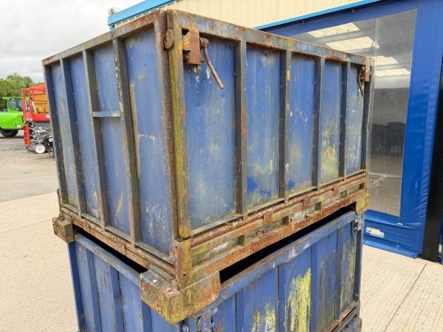 APPROX. 4ft x 3ft METAL STORAGE CRATE&nbsp;