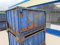 APPROX. 4ft x 3ft METAL STORAGE CRATE&nbsp;