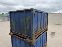APPROX. 4ft x 3ft METAL STORAGE CRATE&nbsp; - 8