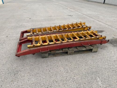 2No. ASSORTED PAIRS OF HEAVY DUTY METAL RAMPS