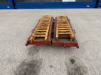 2No. ASSORTED PAIRS OF HEAVY DUTY METAL RAMPS - 8
