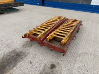 2No. ASSORTED PAIRS OF HEAVY DUTY METAL RAMPS - 9
