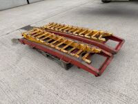 2No. ASSORTED PAIRS OF HEAVY DUTY METAL RAMPS - 13
