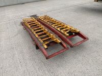 2No. ASSORTED PAIRS OF HEAVY DUTY METAL RAMPS - 15
