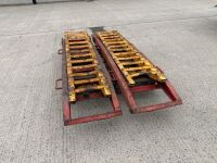 2No. ASSORTED PAIRS OF HEAVY DUTY METAL RAMPS - 16