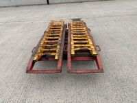 2No. ASSORTED PAIRS OF HEAVY DUTY METAL RAMPS - 17