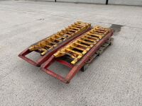 2No. ASSORTED PAIRS OF HEAVY DUTY METAL RAMPS - 19