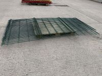 ASSORTED CUTTINGS OF MESH FENCING PANELS - 2