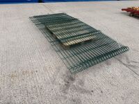 ASSORTED CUTTINGS OF MESH FENCING PANELS - 6