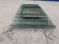 ASSORTED CUTTINGS OF MESH FENCING PANELS - 8