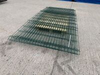 ASSORTED CUTTINGS OF MESH FENCING PANELS - 9